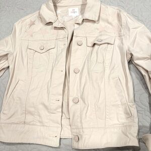 LuLaRoe Small Pale Pink Star Jean Jacket